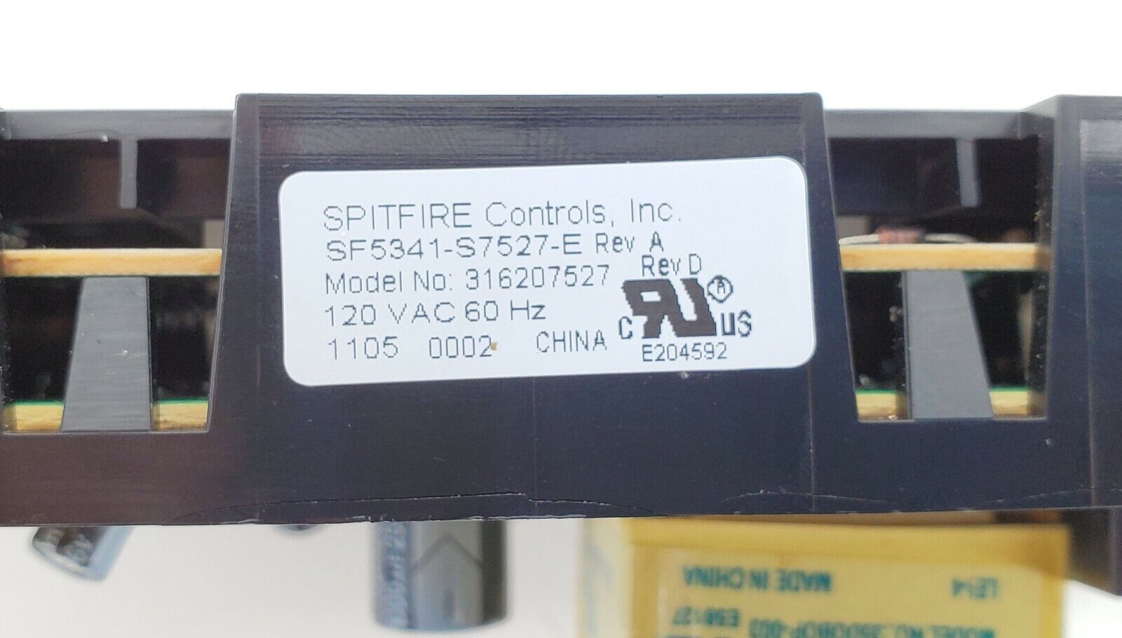 Frigidaire Range Control 316207527