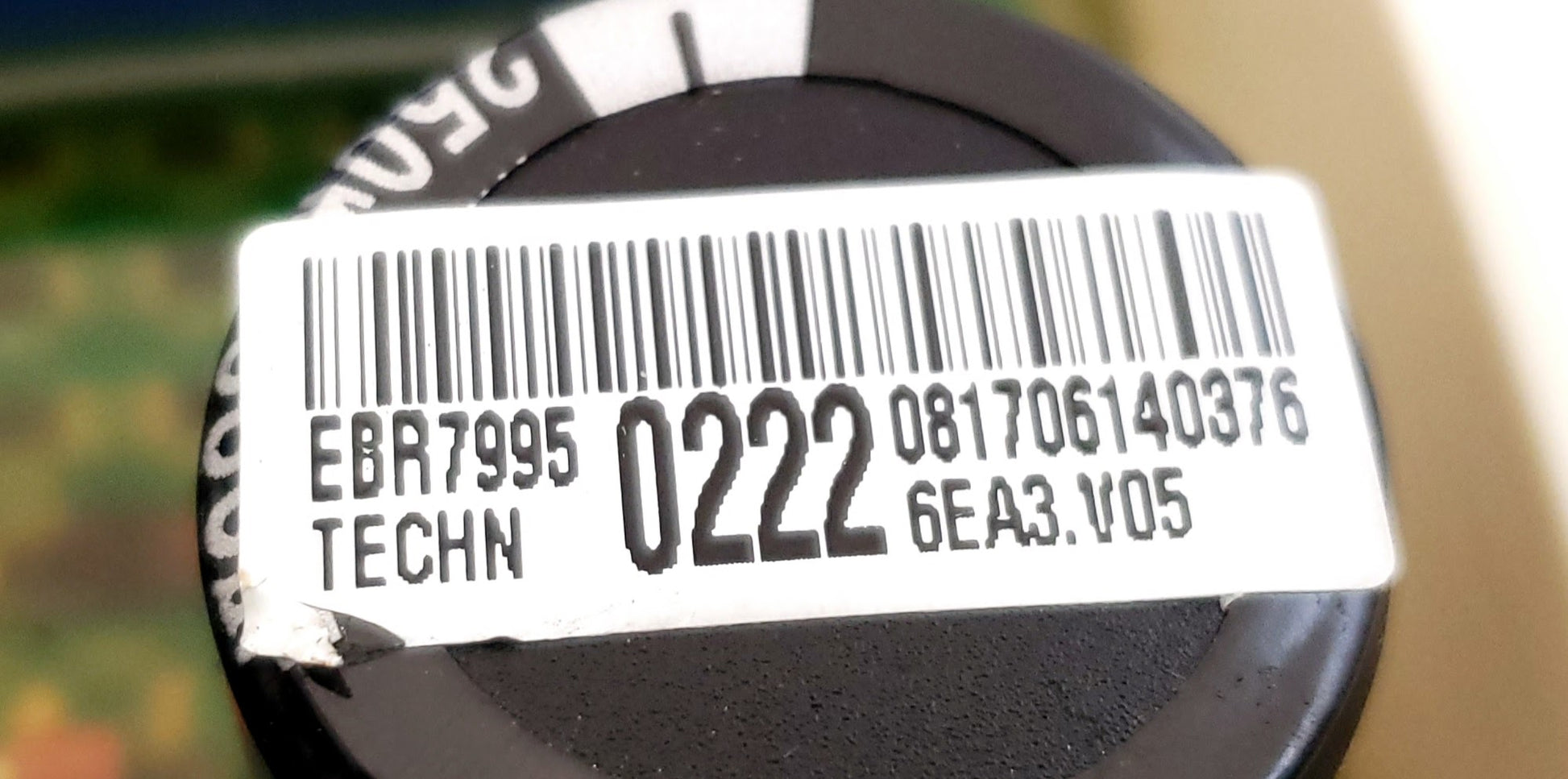 LG Washer Control EBR79950222