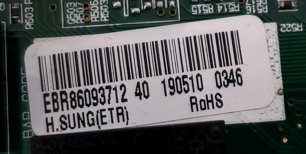 LG Refrigerator Control EBR86093712