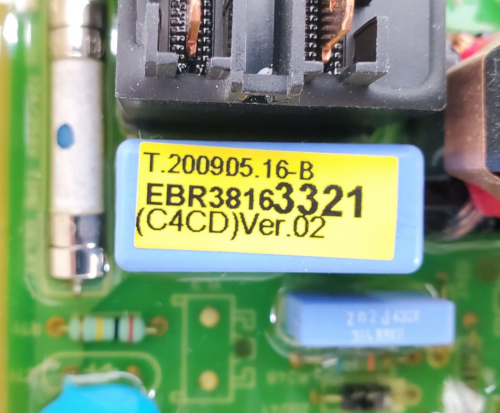 LG Washer Control Board EBR38163321