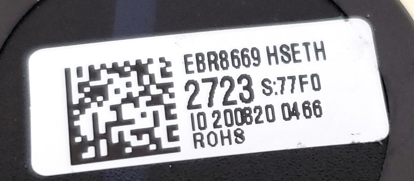 LG Washer Control EBR86692723