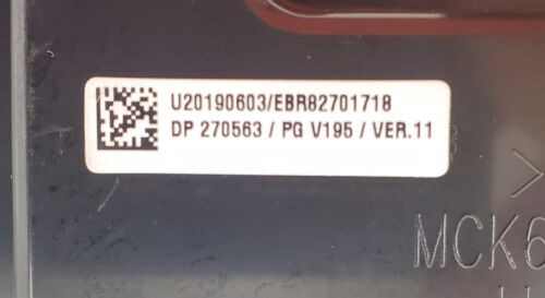 LG Washer Display  EBR82701718