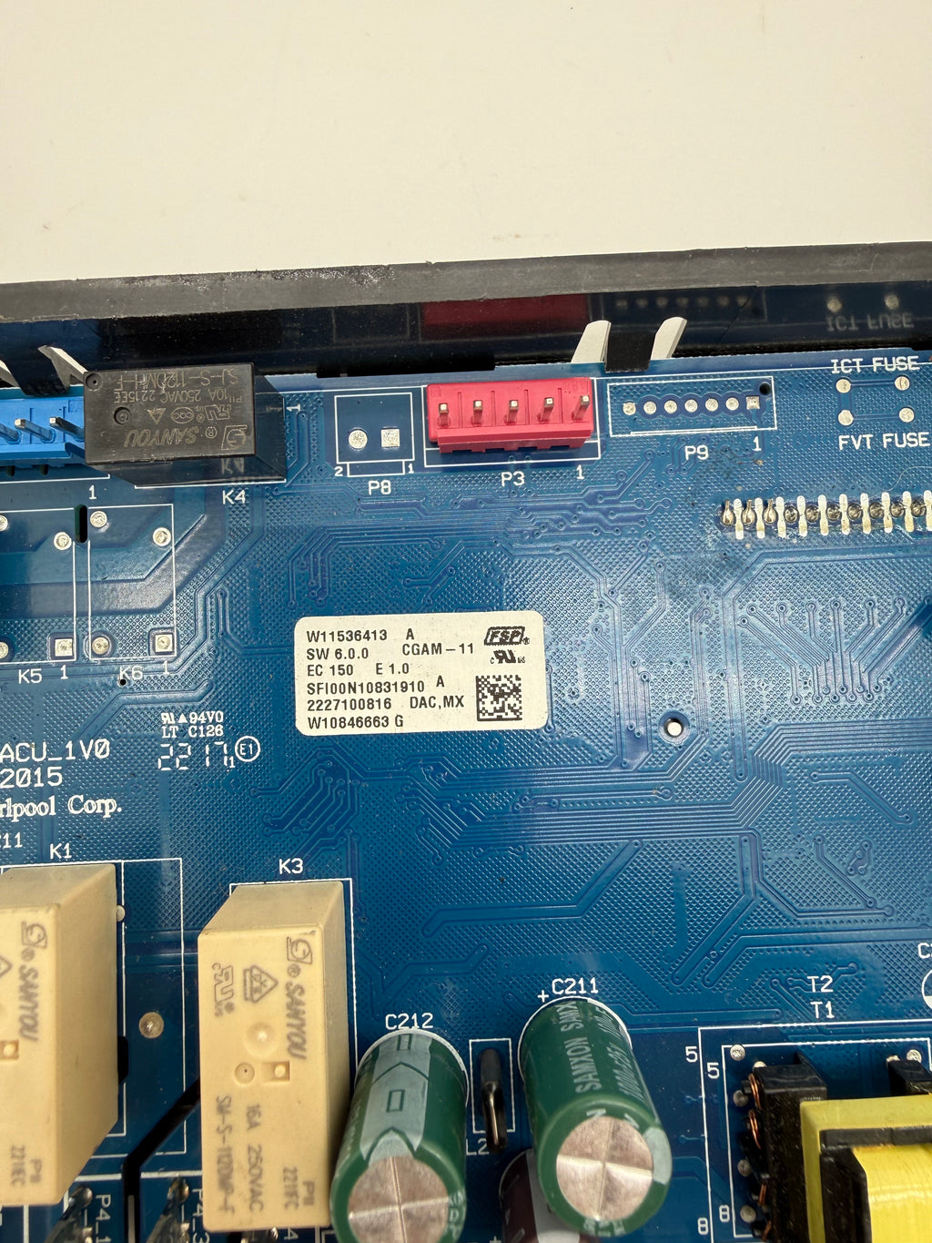 Whirlpool Oven W11536413 Control Board - White