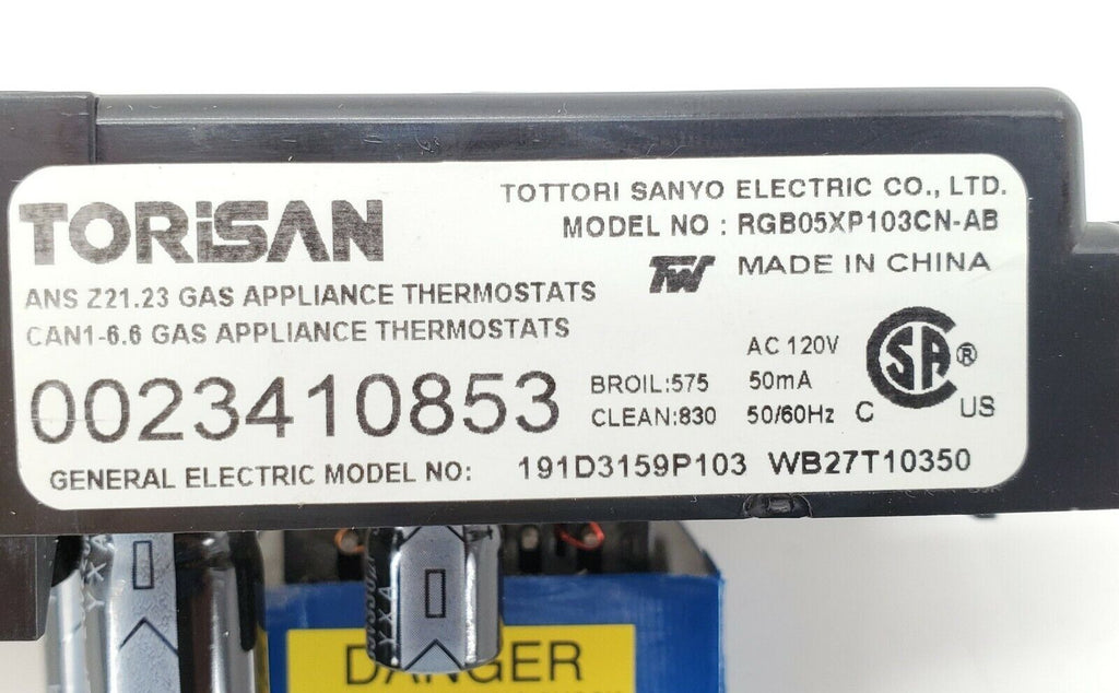GE Range Control WB27T10350