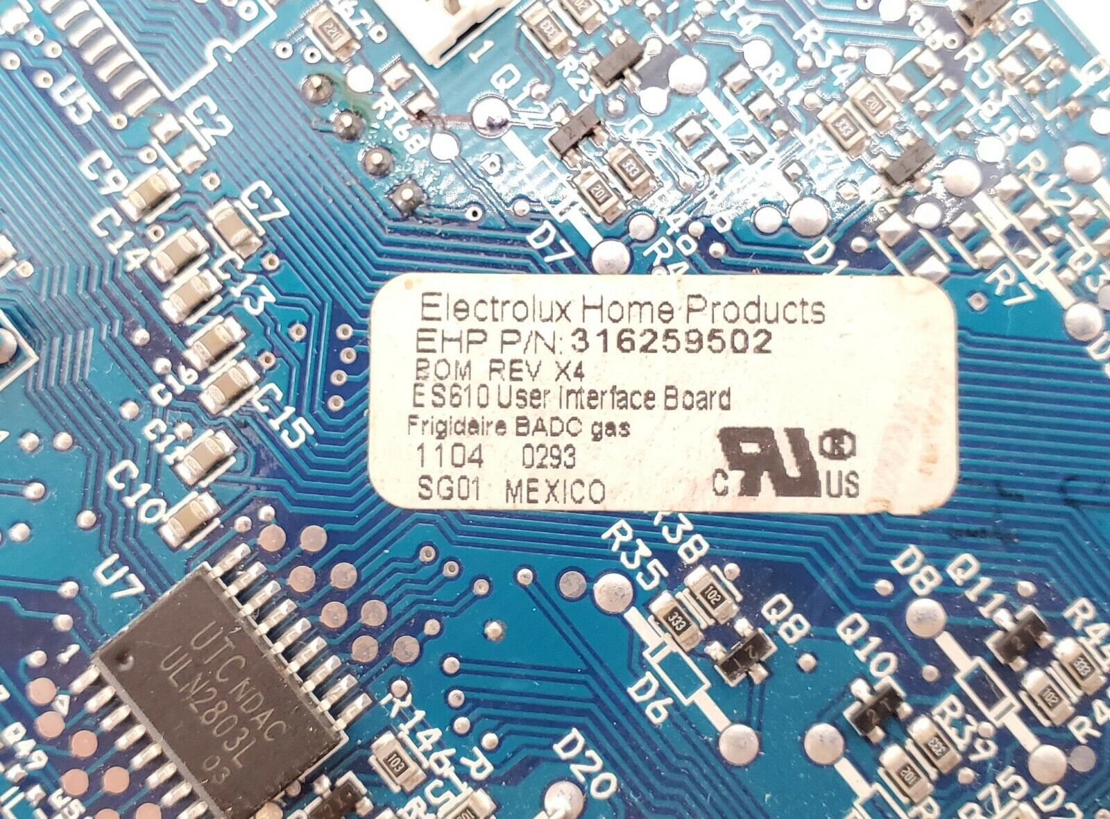 Frigidaire Range Control 316259502