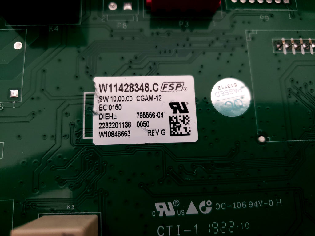 Whirlpool Range Control Board W11428348