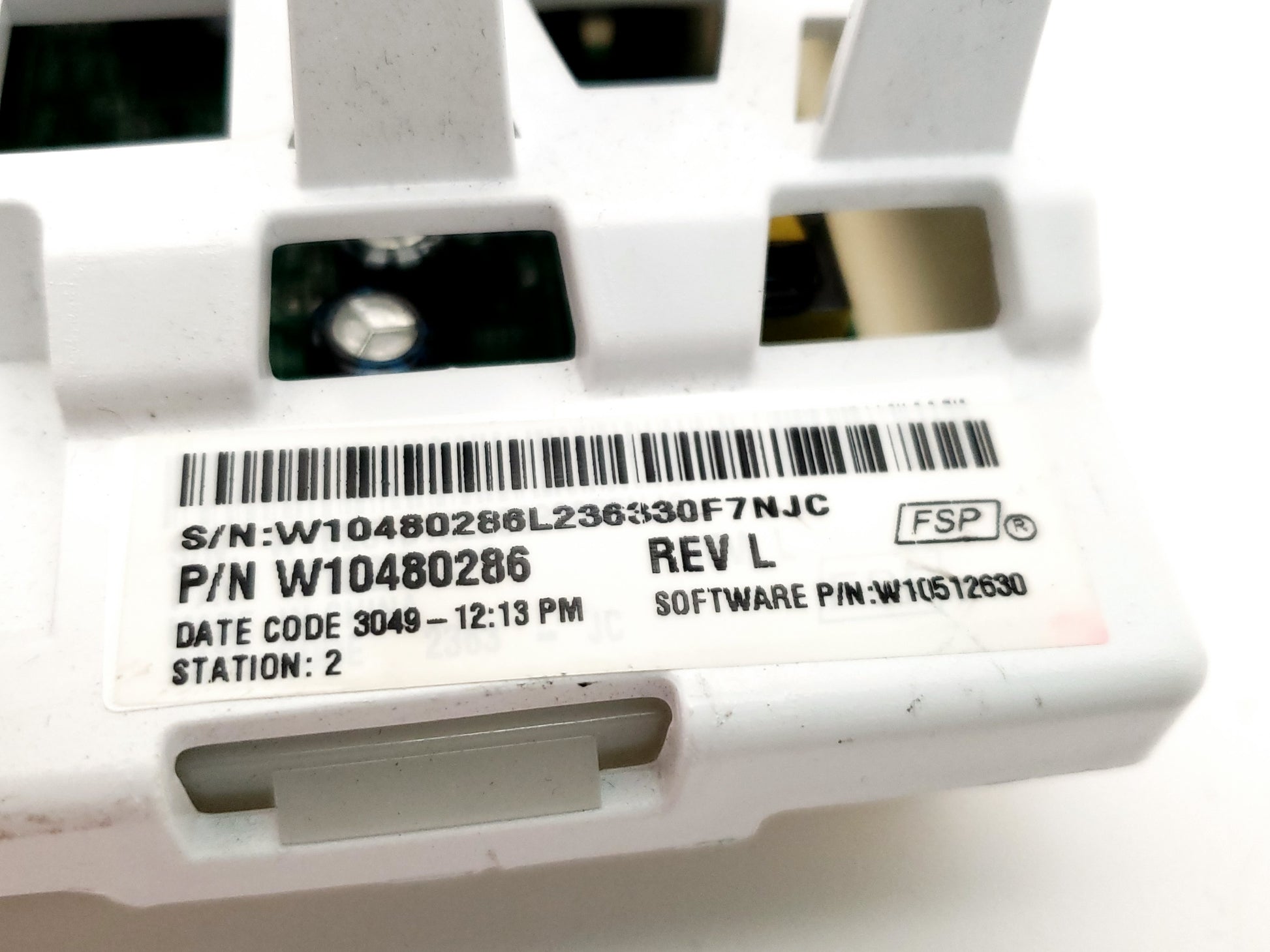Whirlpool Washer Control W10480286