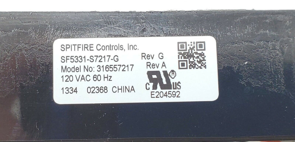 Frigidaire Range Control 316557217