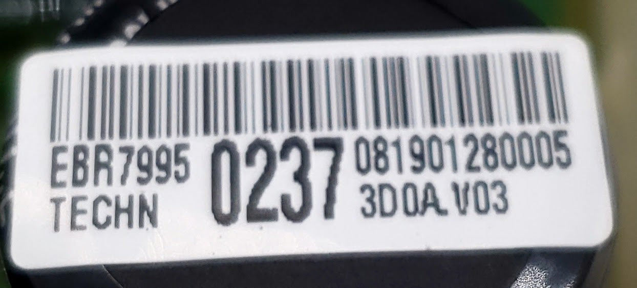 LG Washer Control Board EBR79950237
