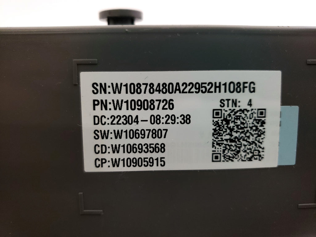 Whirlpool Washer Control Board W10908726