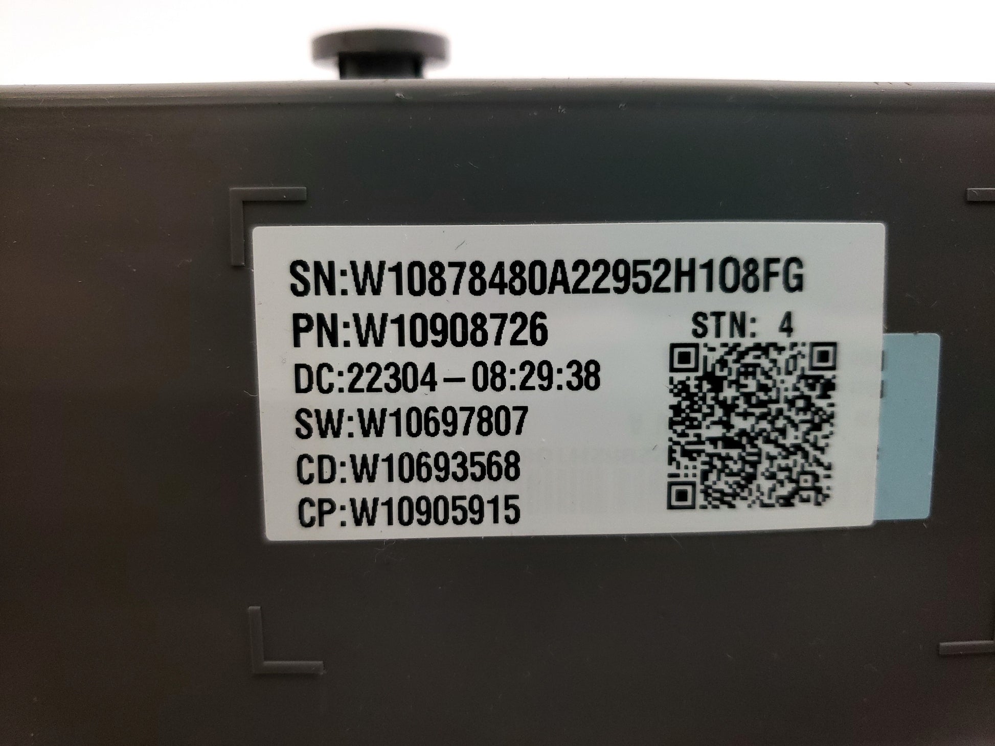 Whirlpool Washer Control Board W10908726