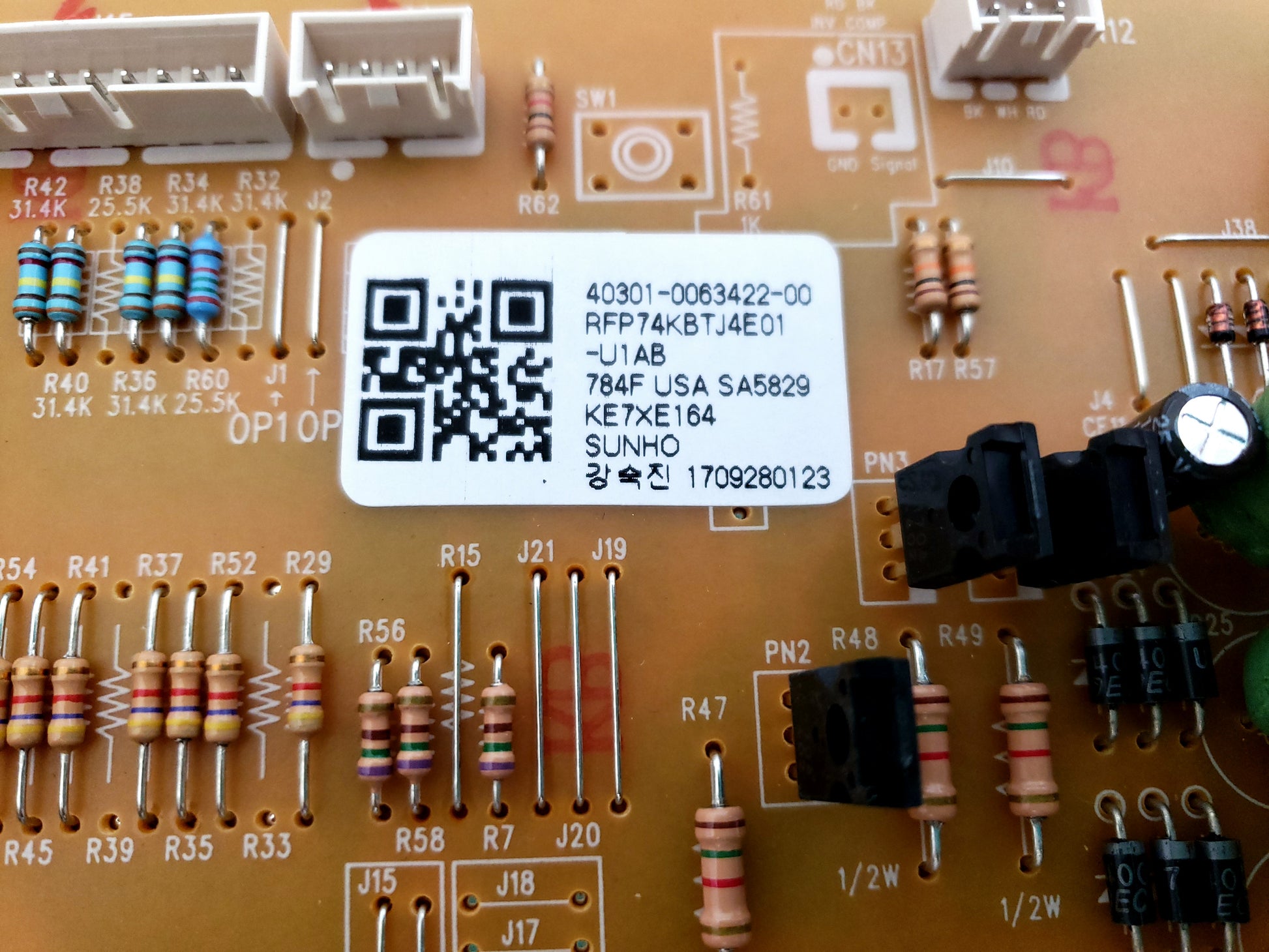 Kenmore Refrigerator Control 40301-0063422-00