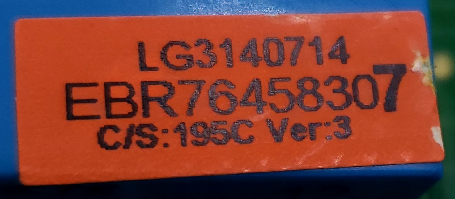 LG Washer Control