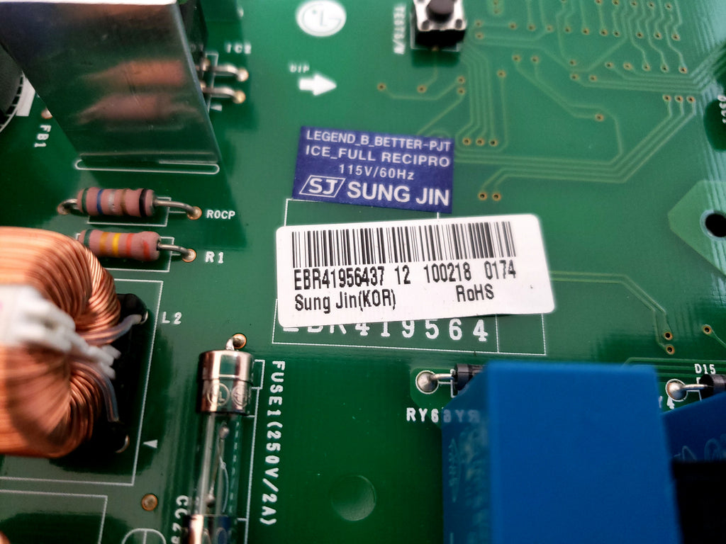LG Refrigerator Control Board EBR41956437