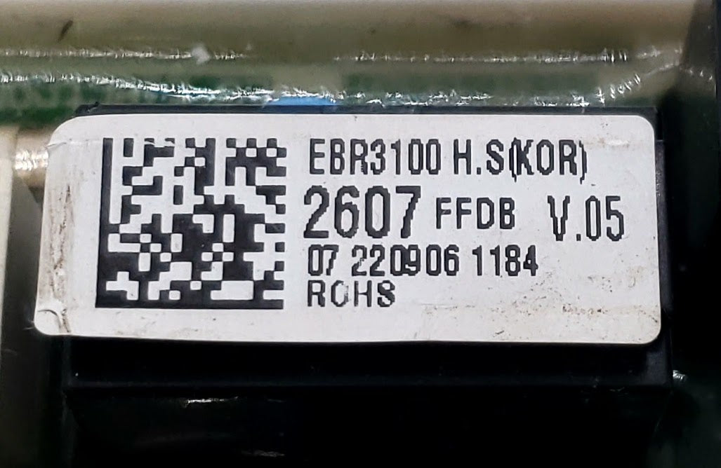 LG Dryer Control EBR31002607