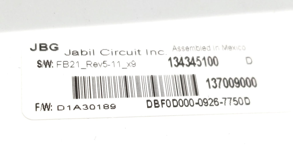 Frigidaire Dryer Control 134345100