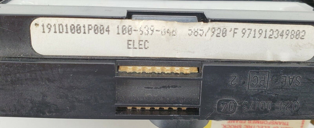 GE Range Control 191D1001P004