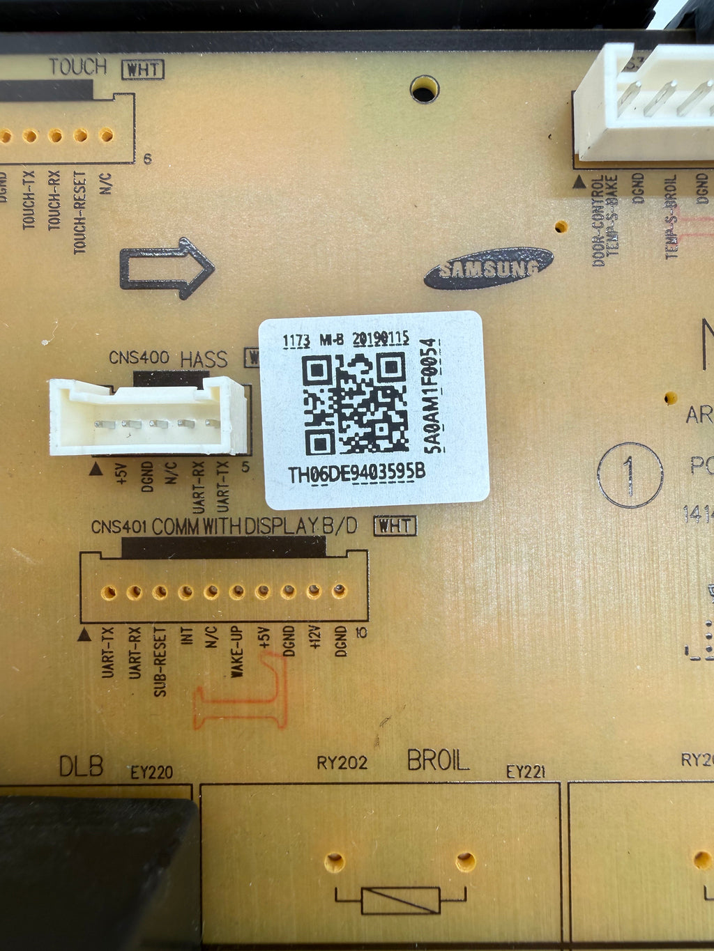 Genuine Samsung Oven Control Board DE94-03595B *Same Day Ship & 60 Days Warranty