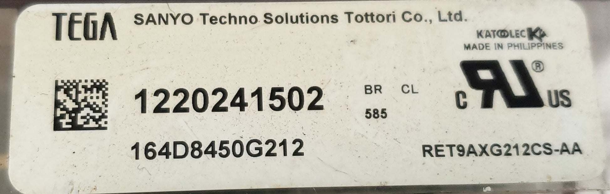 GE Range Control  164D8450G212