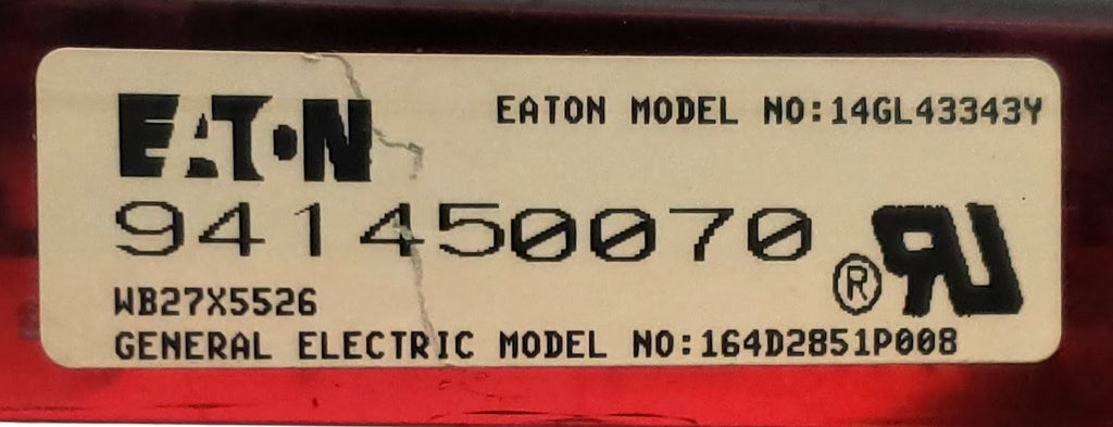 GE Range Control  WB27X5526