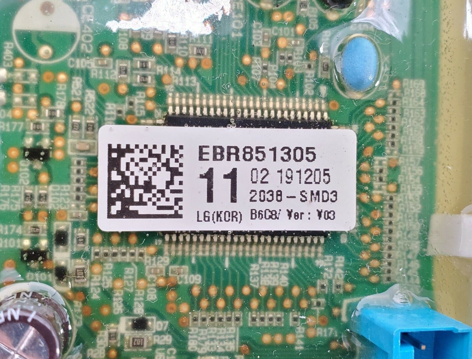LG Dryer Control Board EBR85130511