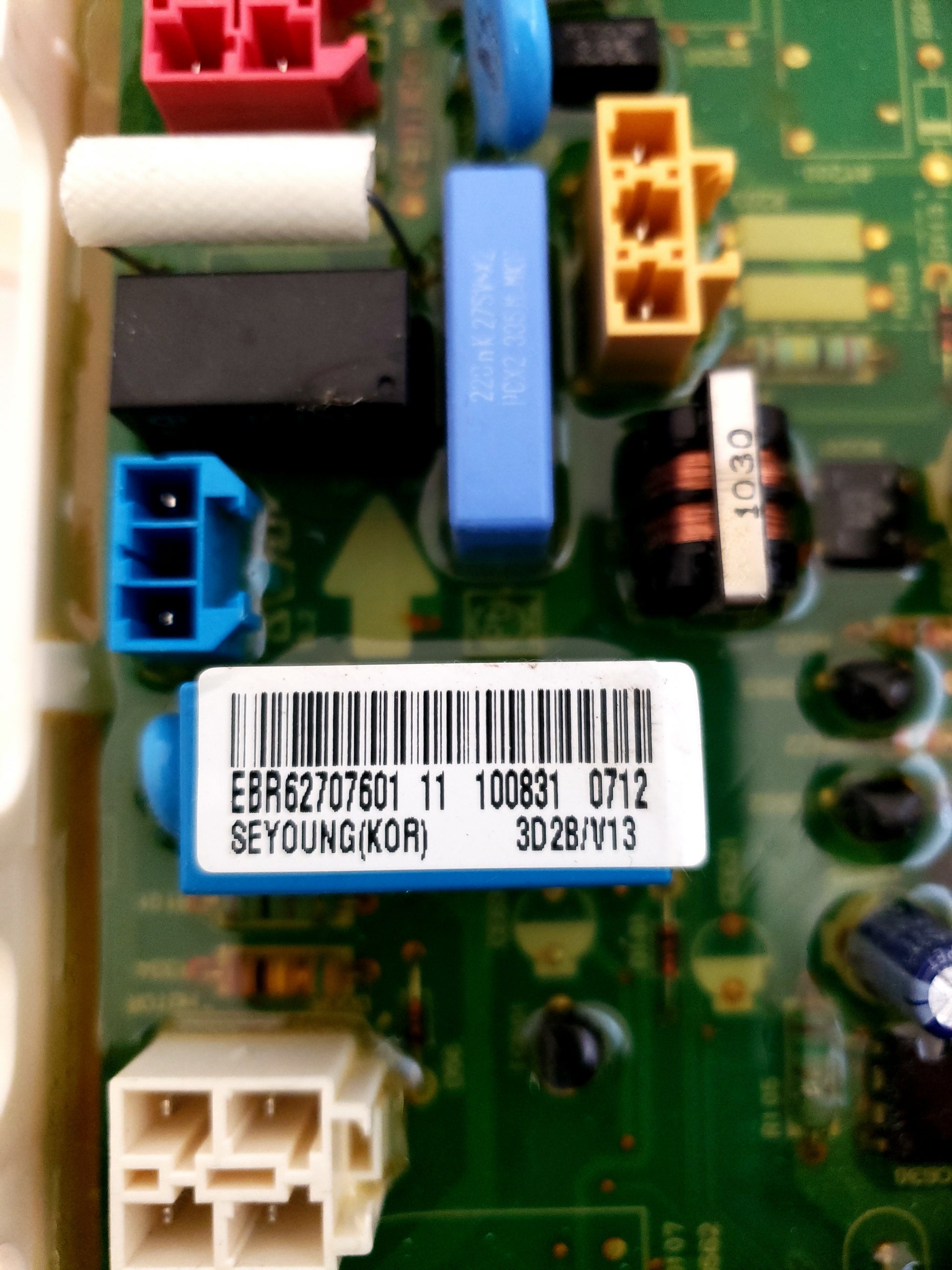 LG Dryer Control Board EBR62707601