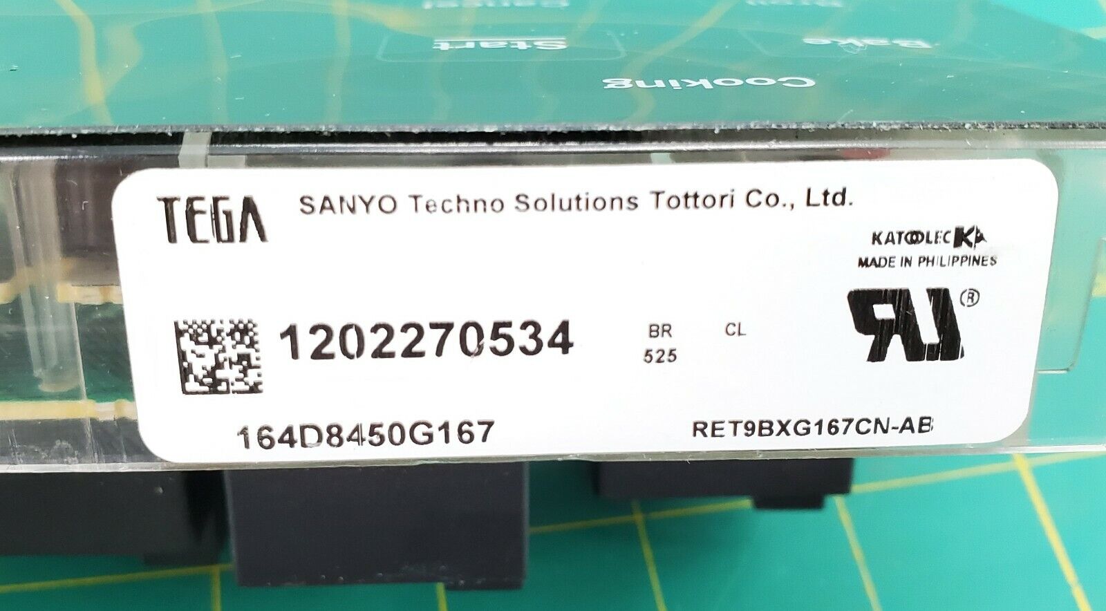 GE Range Control 164D8450G167