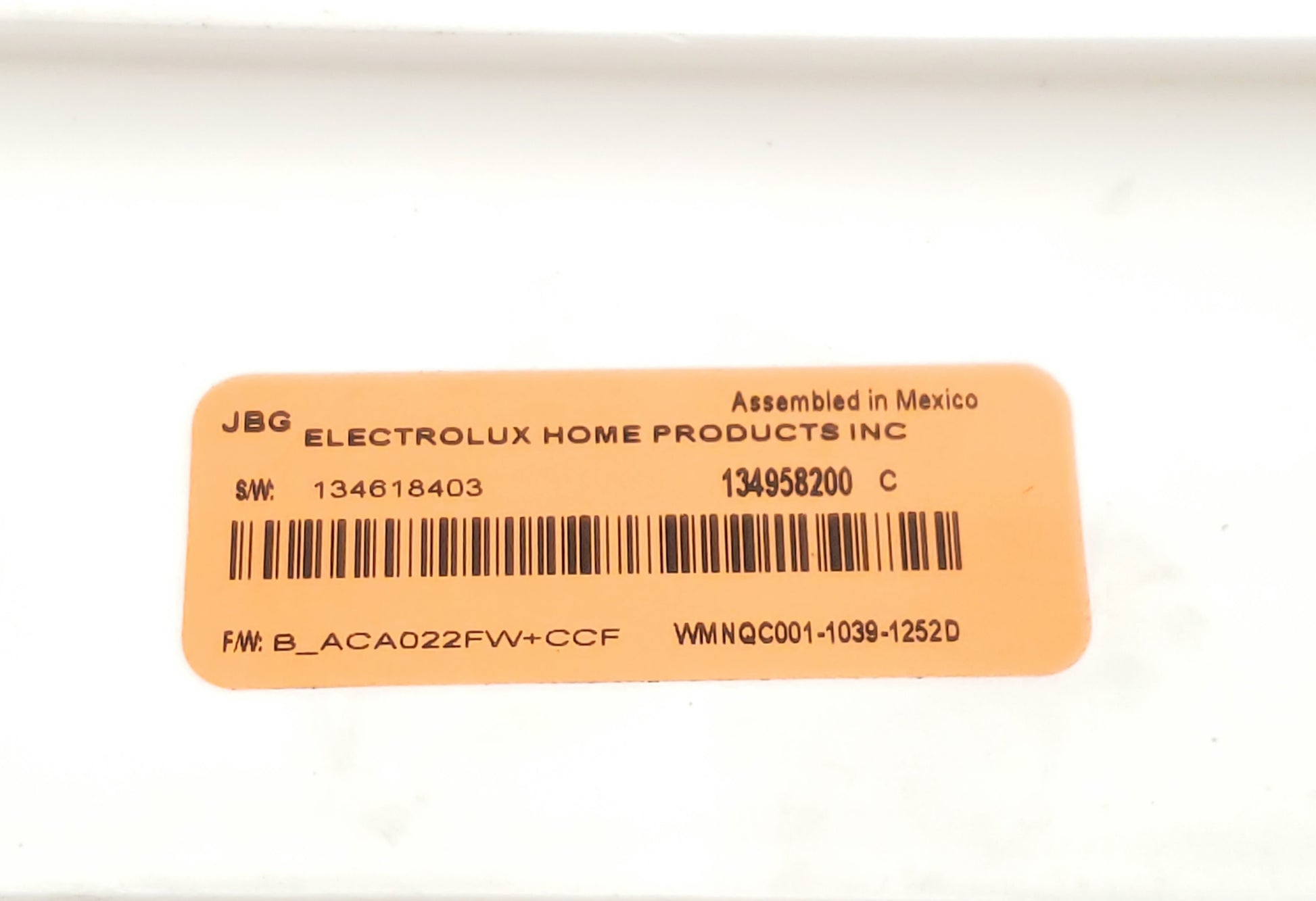 Frigidaire Washer Control Board 134958200