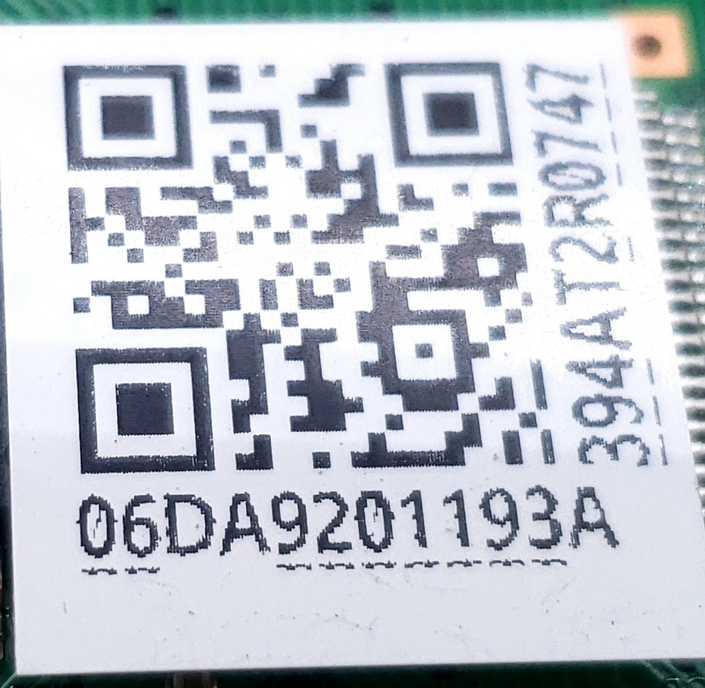 Samsung Refrigerator Control DA92-01193A