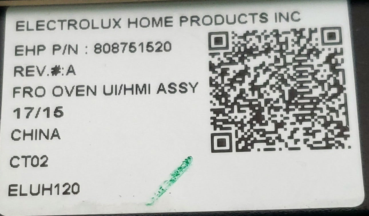 Frigidaire Range Control  808751520