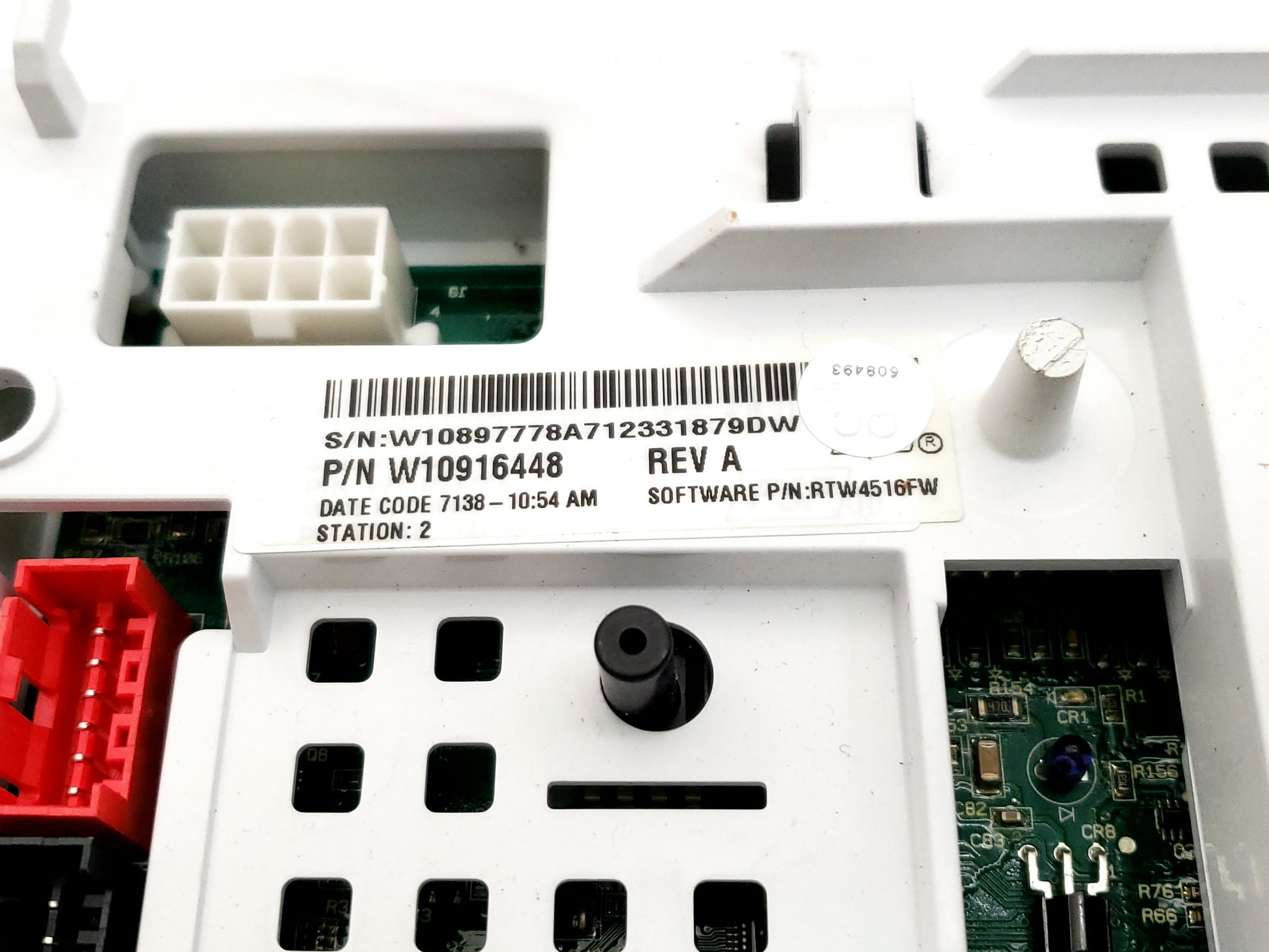 Whirlpool Washer Control W10916448