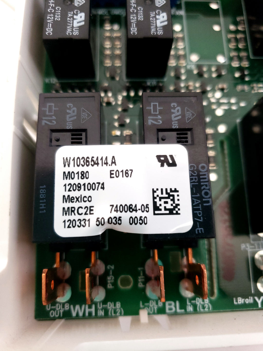 Whirlpool Range Control Board W10365414