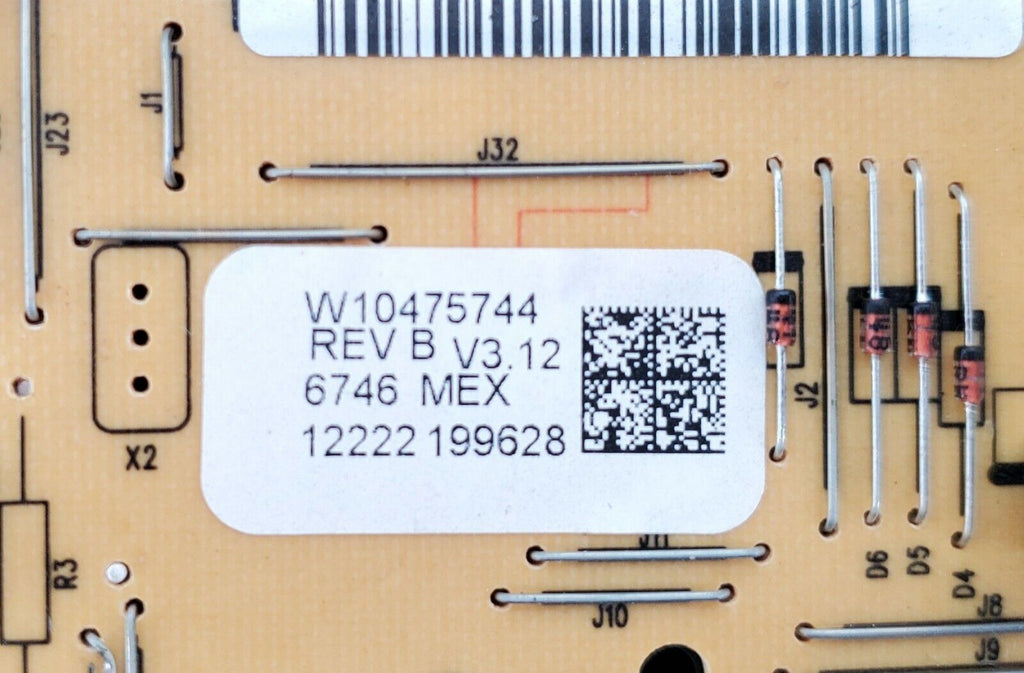 Whirlpool Range Control Board W10475744