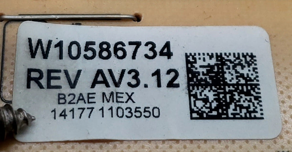 Whirlpool Range Control  W10586734