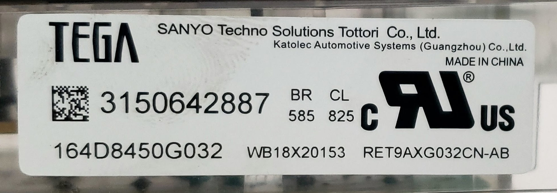 GE Range Control  164D8450G032