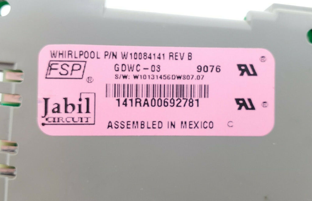 Genuine Whirlpool Dishwasher Control W10084141 Same Day Ship *Lifetime Warranty*