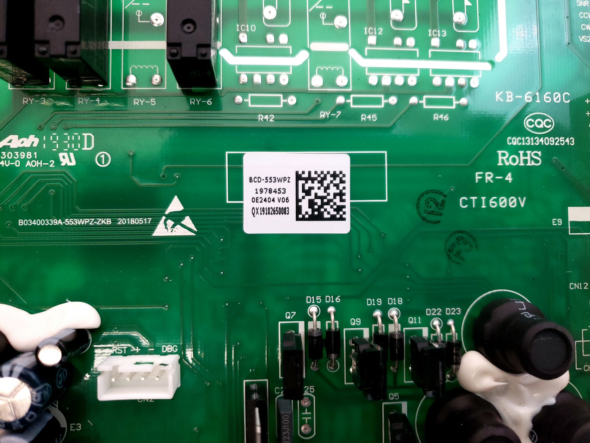 Hisense Refrigerator Control Board 1978453