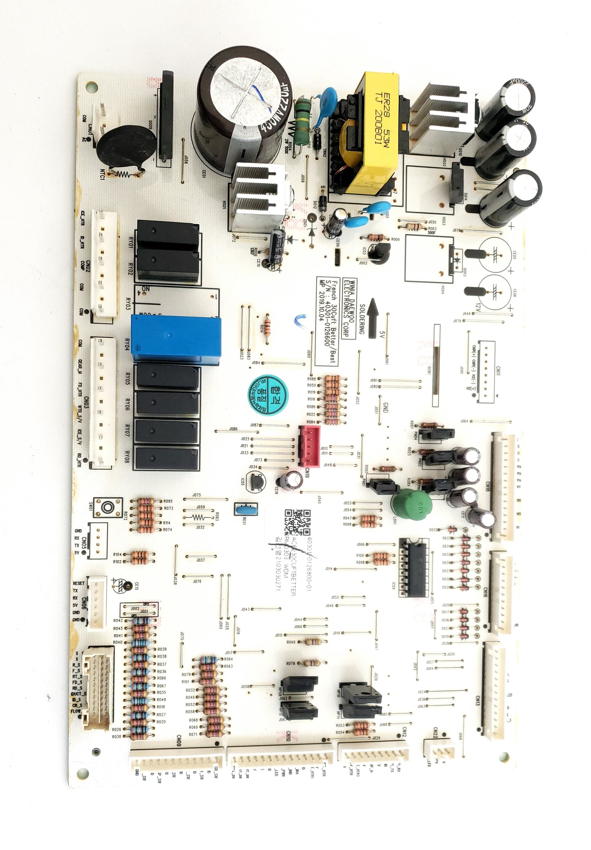 LG Refrigerator Control Board 40301-0126800-01