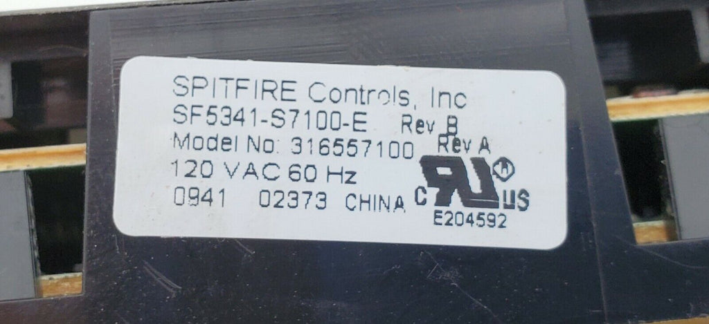 Frigidaire Range Control 316557100