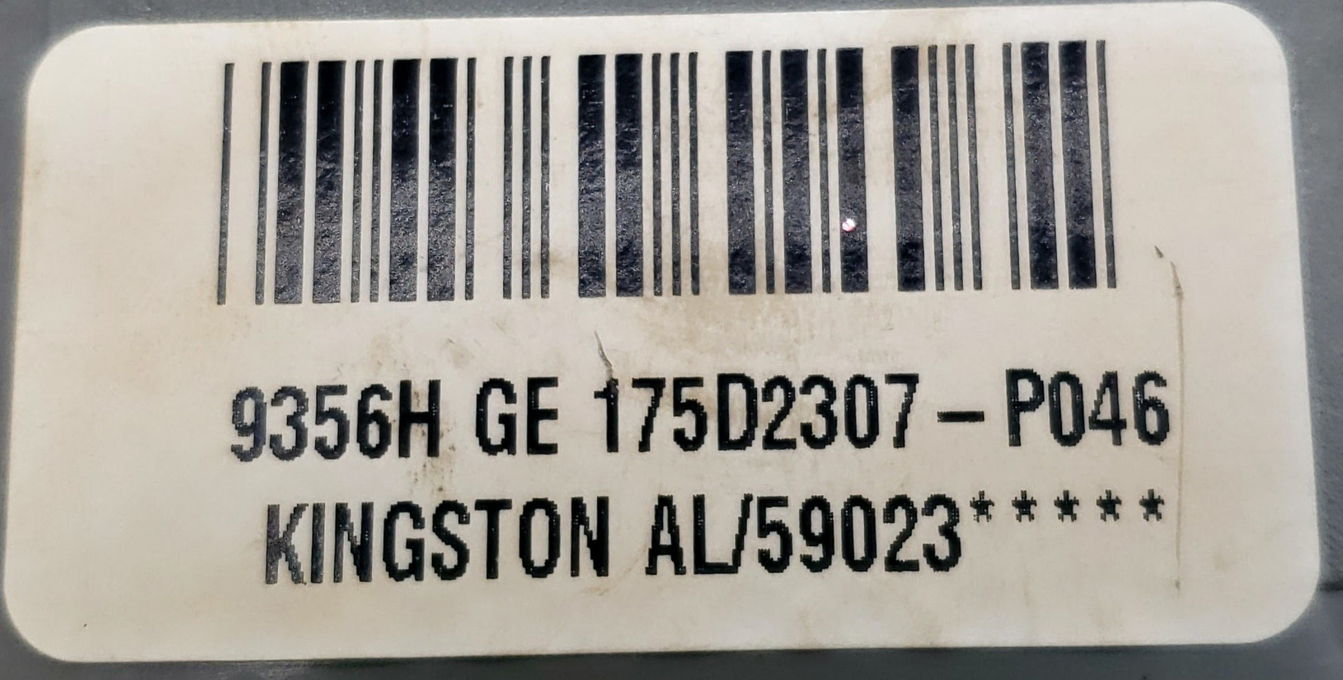GE Washer Timer  175D2307P046