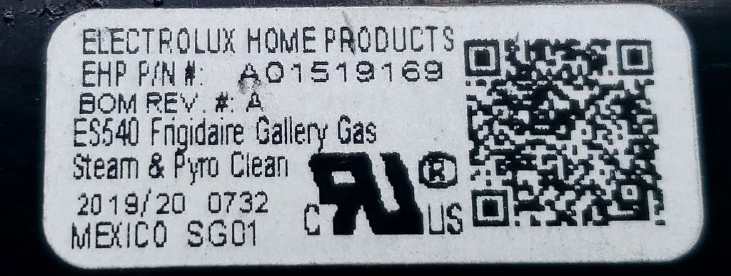Kenmore Range Control  A01519169