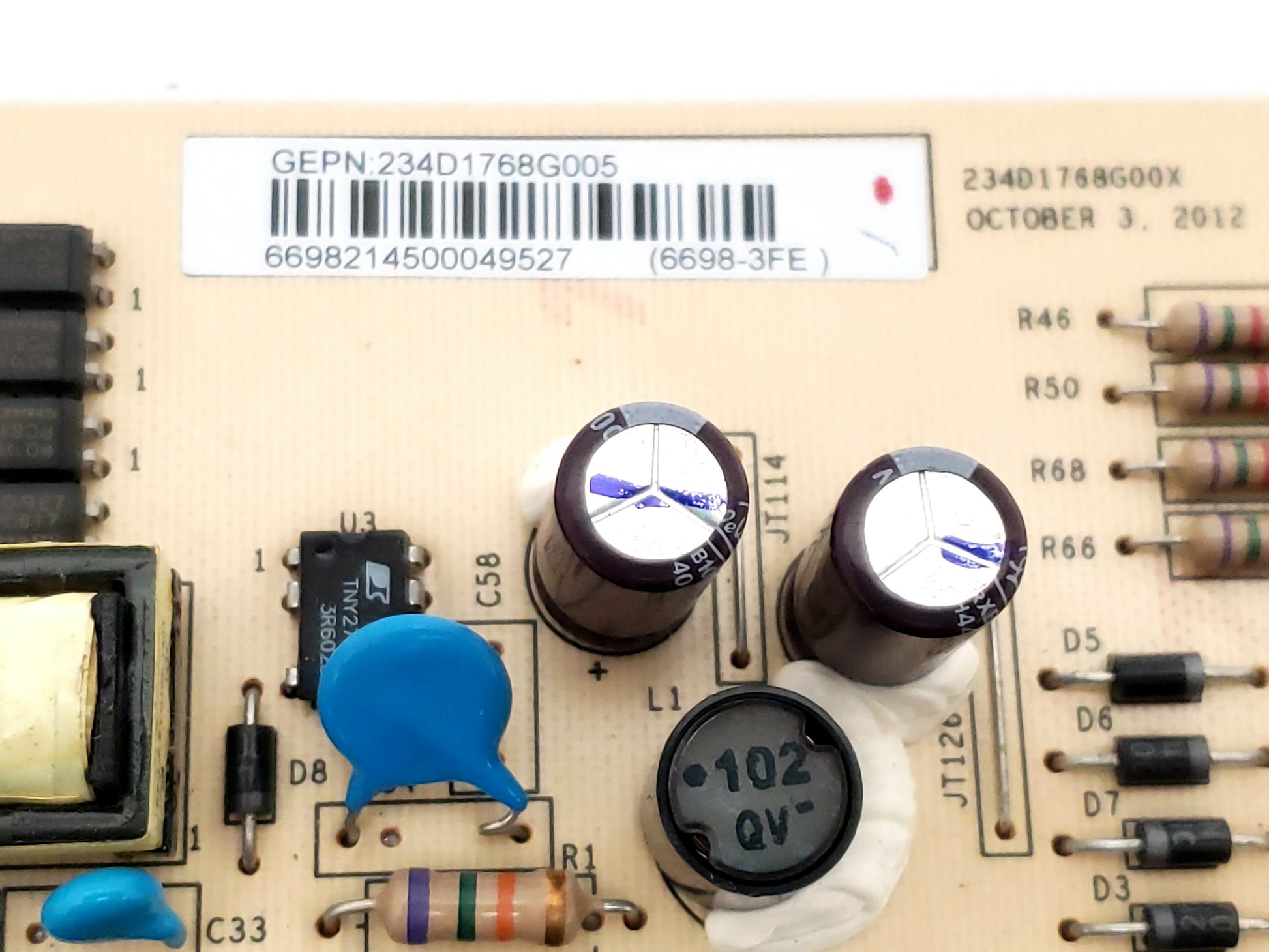 GE Washer Control 234D1768G005
