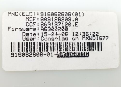Electrolux Dryer Control Board 809160316