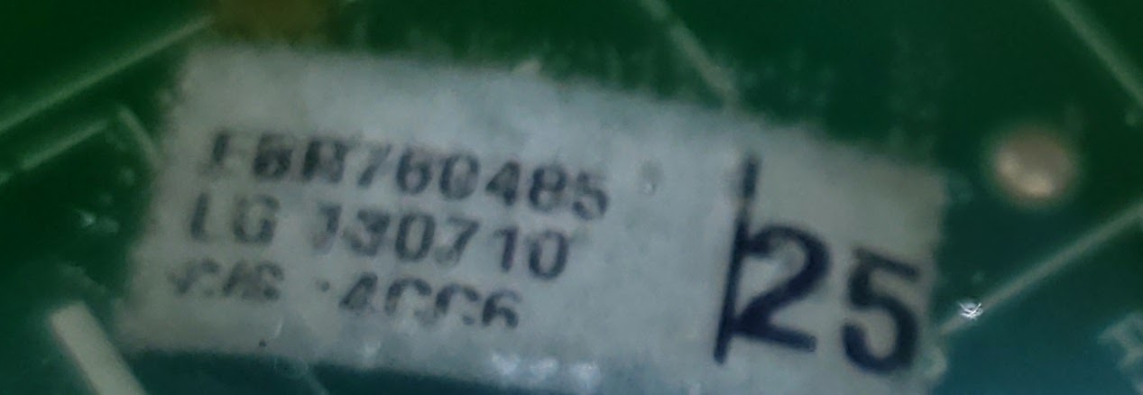 LG Washer Control  EBR76048525