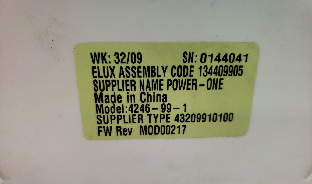 Electrolux Washer Control Board 134409905