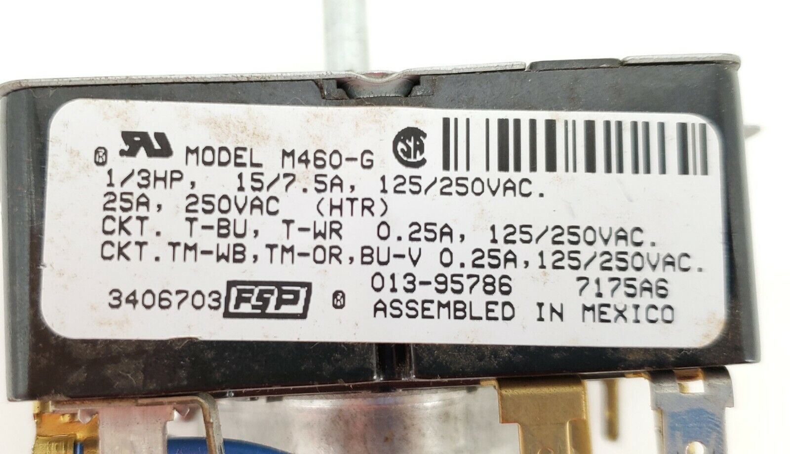Kenmore Dryer Timer 3406703