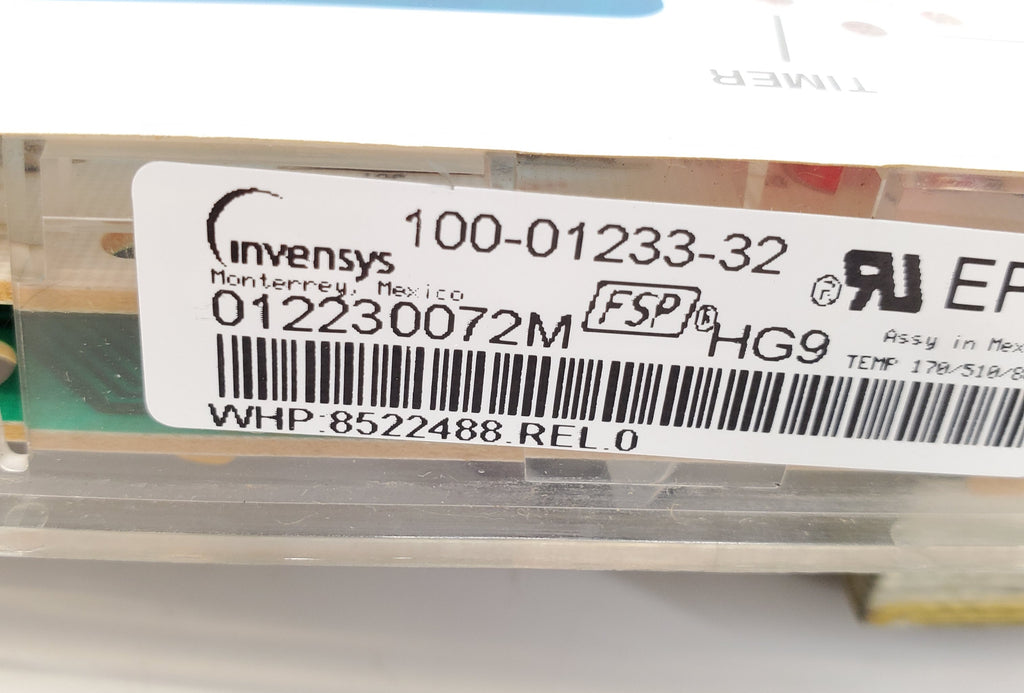 Whirlpool Range Control Board 8522488
