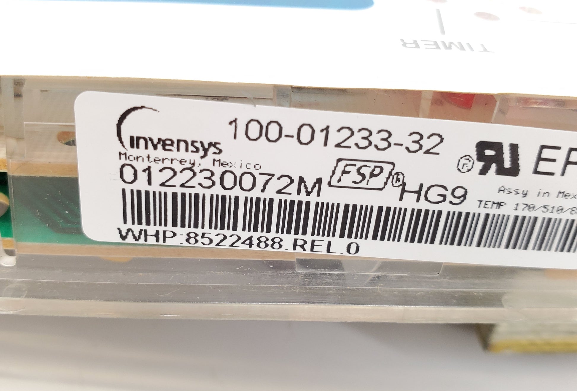 Whirlpool Range Control Board 8522488