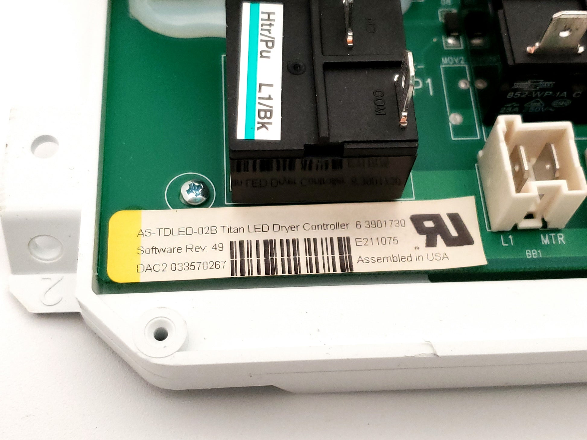 Maytag Dryer Control 63901730
