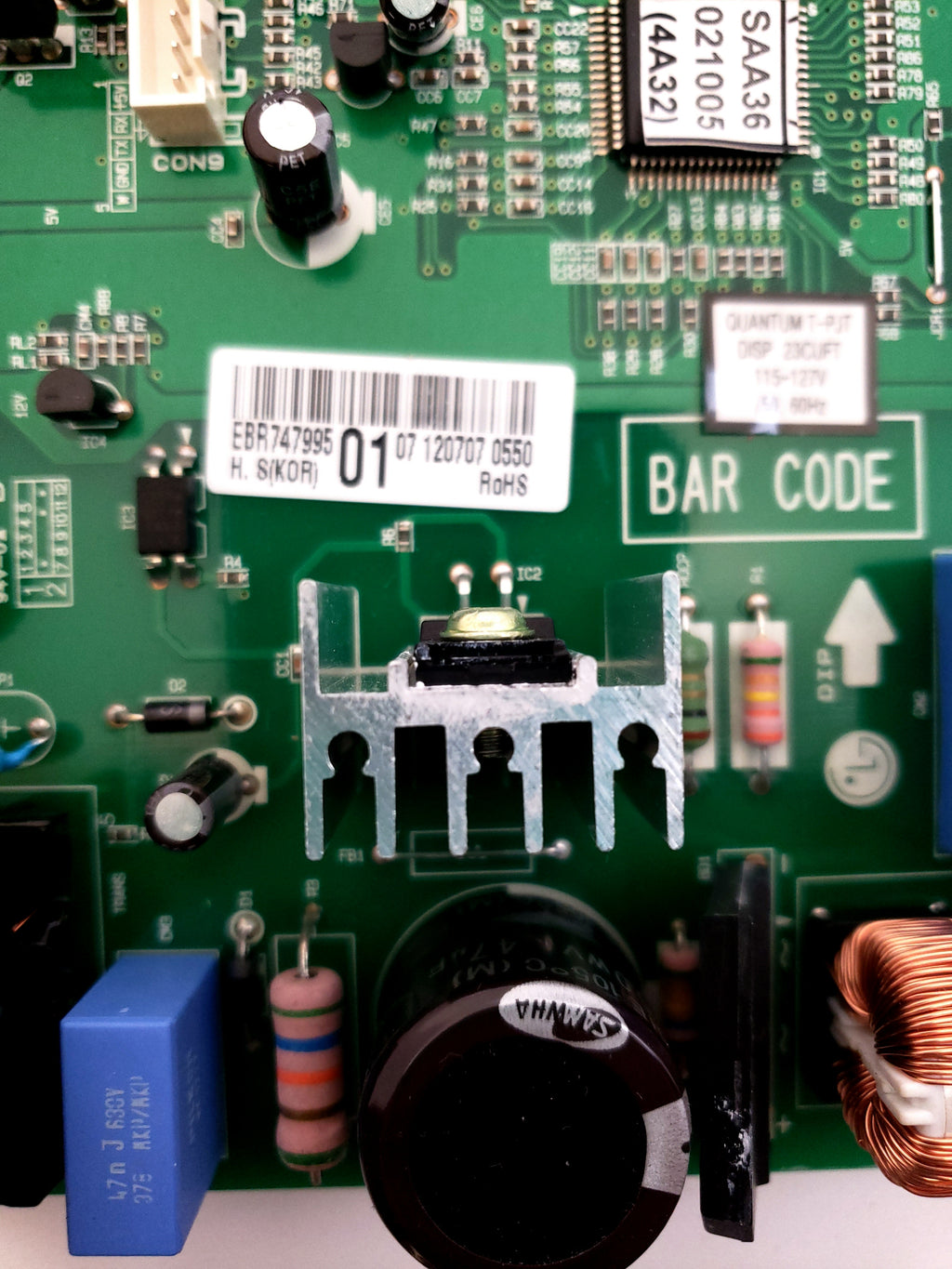 Kenmore Refrigerator Control Board